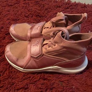 Rose gold Puma Shoes